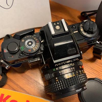 Minolta X-700 35mm Camera & Flash