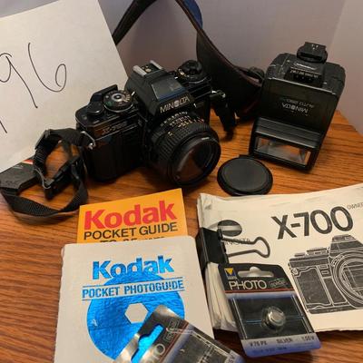 Minolta X-700 35mm Camera & Flash