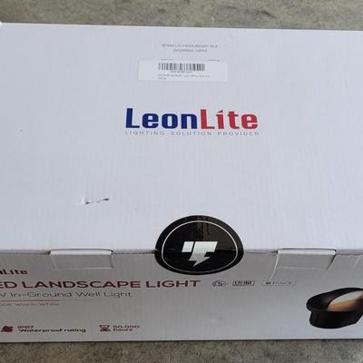 LEONLITE 6W Well Lights Landscape LED, Anti Glare Well Light, Inground Lights Outdoor, Low Voltage Landscape Lights, IP67 Waterproof,...