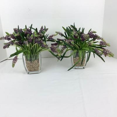 Lot 315 Four  Faux Floral Arrangements