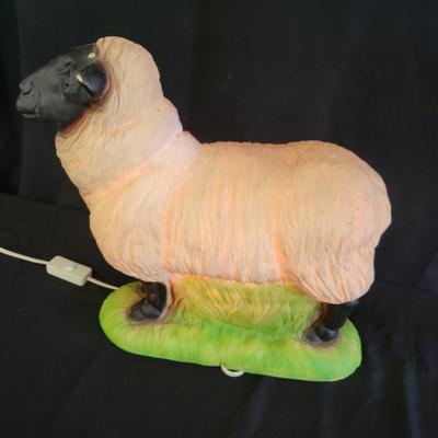 Plastic Black Faced Sheep Lamp (WS-DW)