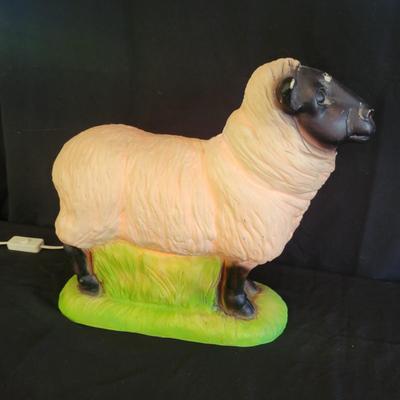 Plastic Black Faced Sheep Lamp (WS-DW)