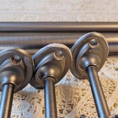 Curtain Rod with Wall Hooks