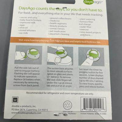 New in Package Digital Day Counter for Food Storage
