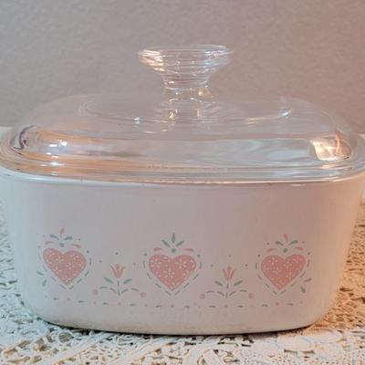 Pyrex Glass Casserole Dish and Corning Ware Covered Dish