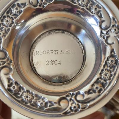 6 piece Silver Plate serving utensils