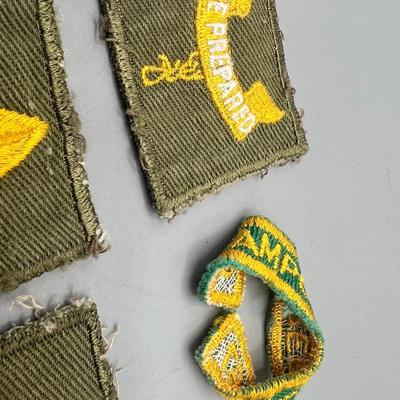 Vintage 1960s Boy Scouts of America BSA Uniform Patches Camporee Be Prepared