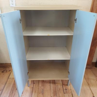 Small Cabinet with Blue Doors (WS-BBL)