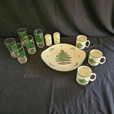 Spode & More Christmas Dishes & Glasses (WS-JS)