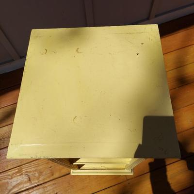 Small Yellow Shelf with Map (WS-BBL)