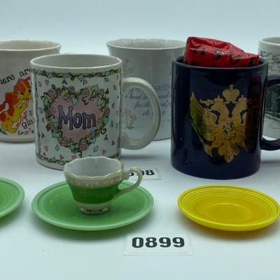 Coffee mugs, sm plates and sm mug
