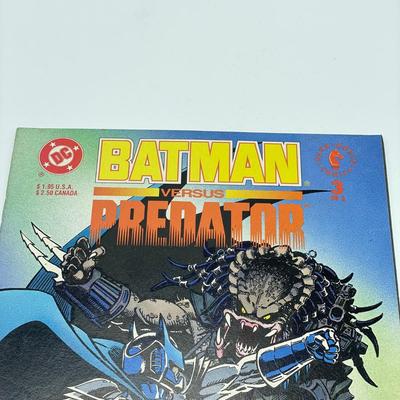 Bob Kane-Batman Versus Predator 1991 Book, 1992 Comics (S2-SS)