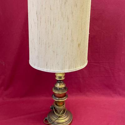 Brass table lamp