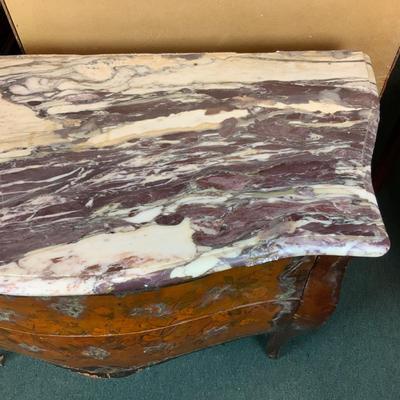 Lot 298 | Marble-Top Bombay Commode