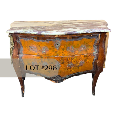 Lot 298 | Marble-Top Bombay Commode