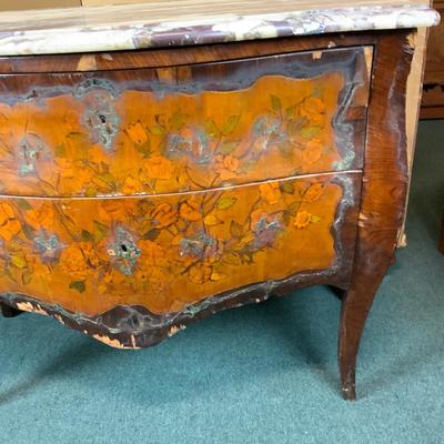 Lot 298 | Marble-Top Bombay Commode