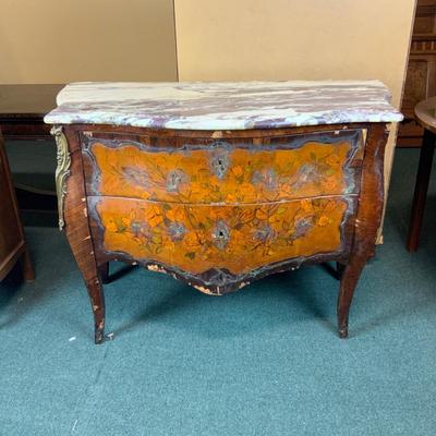 Lot 298 | Marble-Top Bombay Commode