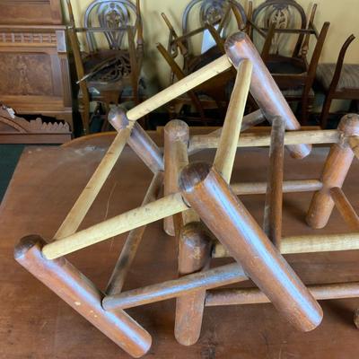 Lot 302 | Two Woven Footstool Frames