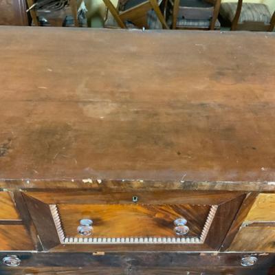 Lot 303 | Ornate Dresser | Burled Walnut