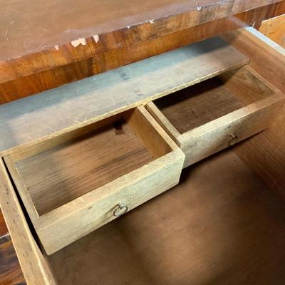 Lot 303 | Ornate Dresser | Burled Walnut