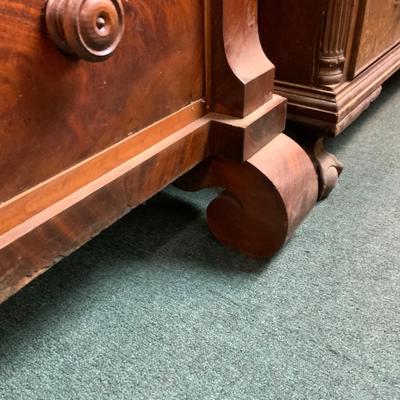 Lot 303 | Ornate Dresser | Burled Walnut