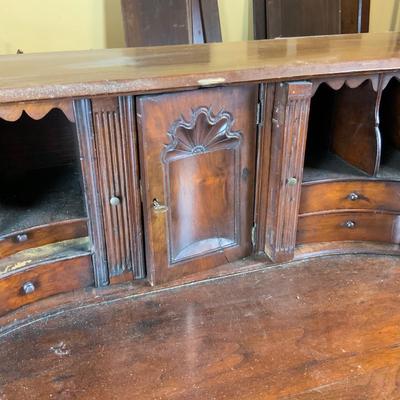 Lot 305 | Victorian Walnut Secretary Desk