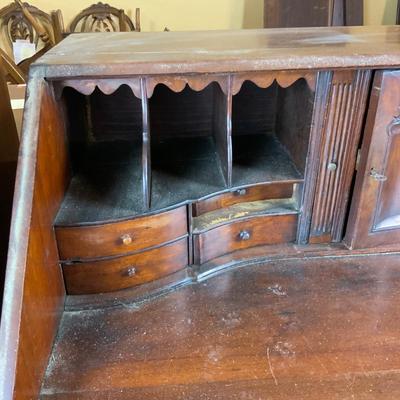 Lot 305 | Victorian Walnut Secretary Desk