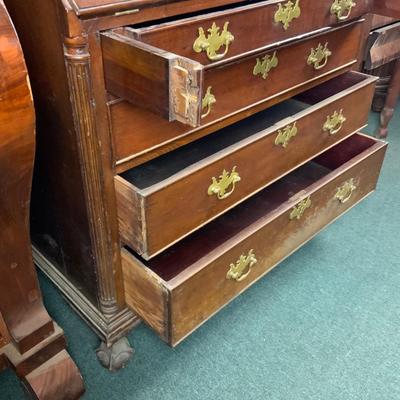 Lot 305 | Victorian Walnut Secretary Desk