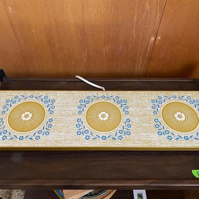 MCM bar cart/Set of TV trays