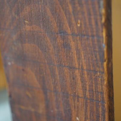 ANTIQUE PRIMITIVE PIPE BOX & WOODEN CIGAR MOLD