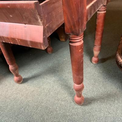 Lot 308 | 2-Drawer Empire Side Table