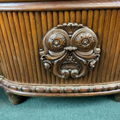 Lot 309 | Antique German Carved Oak Cabinet