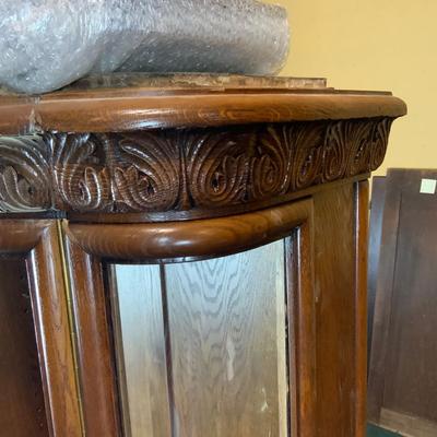 Lot 309 | Antique German Carved Oak Cabinet
