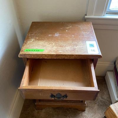 Vintage nightstand side table