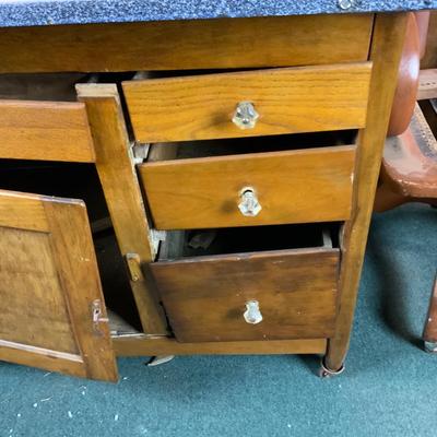Lot 313 | SELLERS Birch and Oak Hoosier