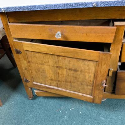 Lot 313 | SELLERS Birch and Oak Hoosier