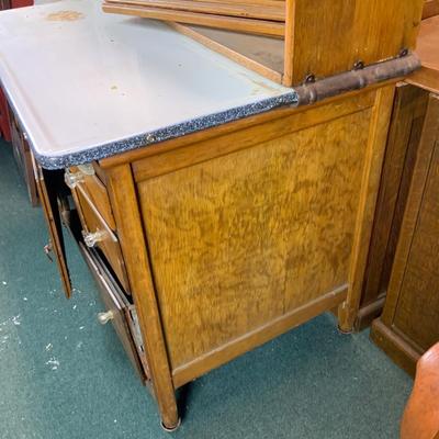 Lot 313 | SELLERS Birch and Oak Hoosier