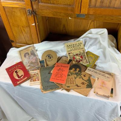 Lot 314 | Fourteen Antique Cookbooks and Extras