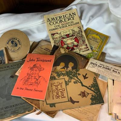 Lot 314 | Fourteen Antique Cookbooks and Extras