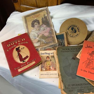 Lot 314 | Fourteen Antique Cookbooks and Extras