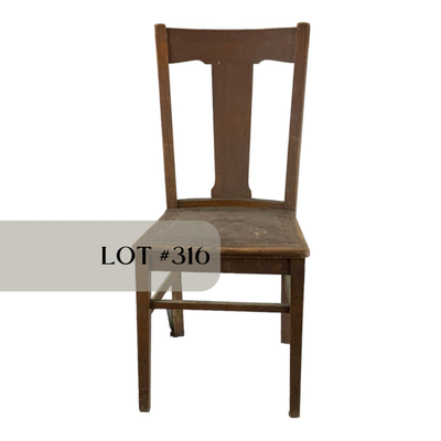Lot 316 | Single Leather Seat Chair