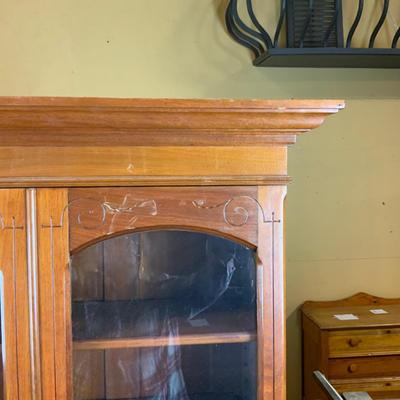Lot 318 | 2-Piece Walnut Cabinet