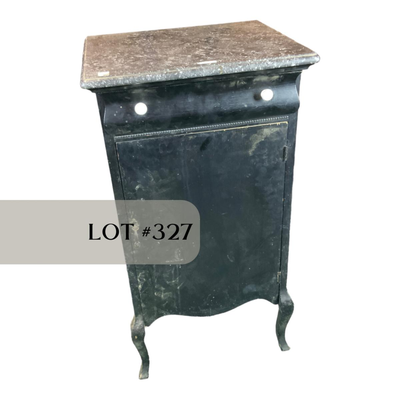Lot 327 | Marble-Top Painted Cabinet