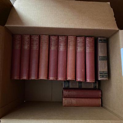 Lot of vintage hardback books