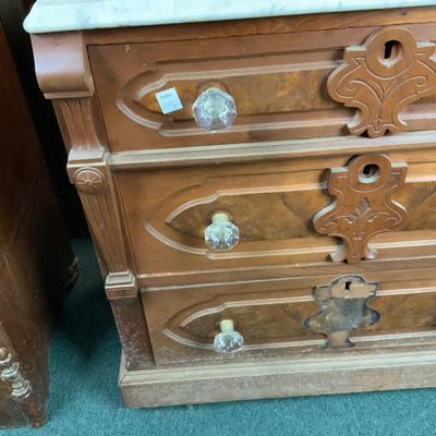 Lot 334 | Marble-Top Commode