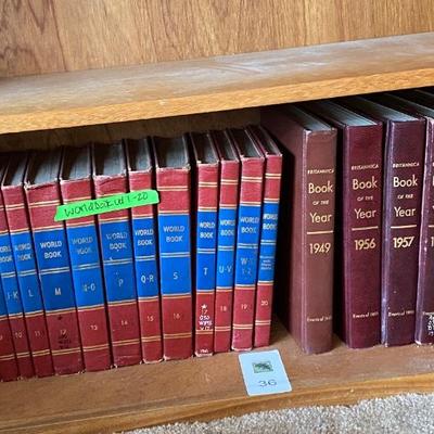 Book lot Encyclopedia set
