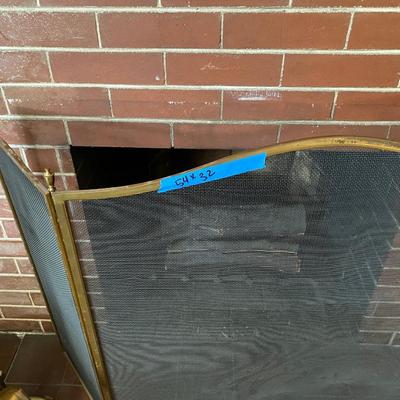 Fire screen and tool set