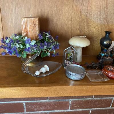 Lot of small home decor items