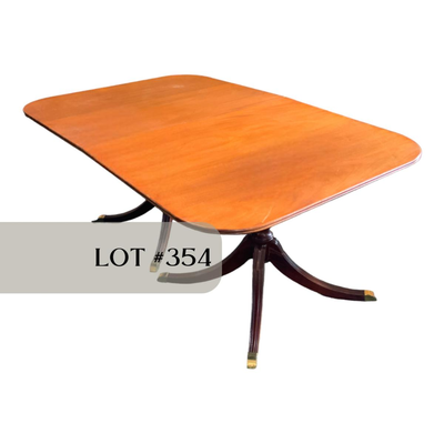 Lot 354 | Dining Table | Double Pedestal