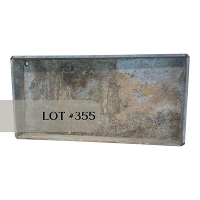 Lot 355 | Large Galvanized Steel Tray